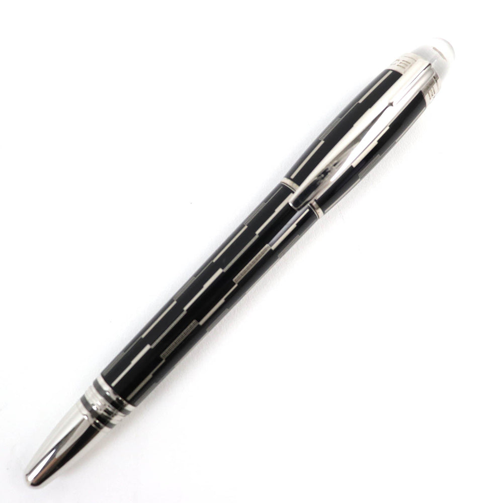 MONTBLANC Ballpoint pen 104227 Platinum , lacquer finish Silver Starwalker Black Mystery mens Used Authentic