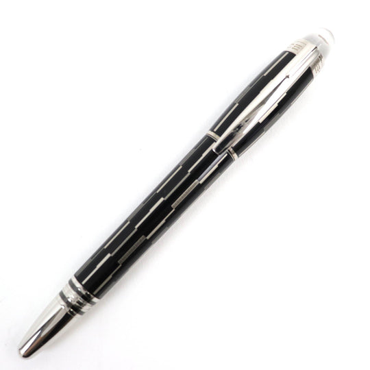 MONTBLANC Ballpoint pen 104227 Platinum , lacquer finish Silver Starwalker Black Mystery mens Used Authentic