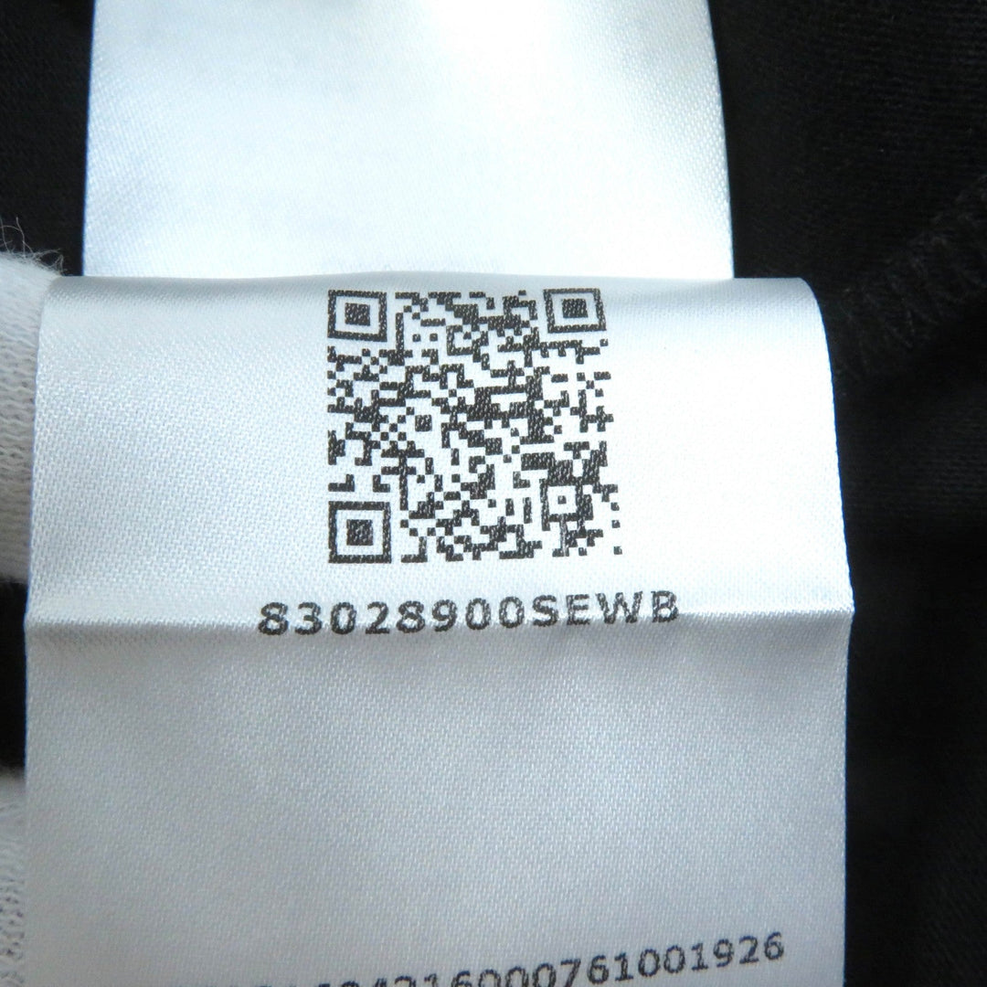 MONCLER Short sleeve T-shirt Main: 100% cotton, Part: 100% cotton black Women M Used Authentic
