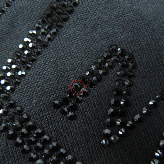 MONCLER Short sleeve T-shirt Main: 100% cotton, Part: 100% cotton black Women M Used Authentic