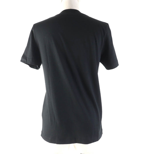 MONCLER Short sleeve T-shirt Main: 100% cotton, Part: 100% cotton black Women M Used Authentic