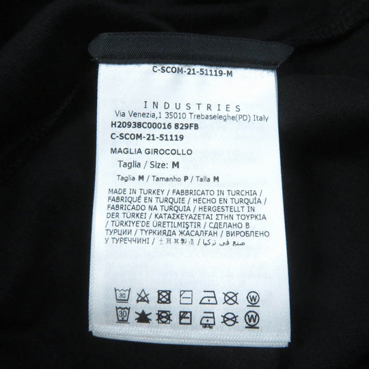 MONCLER Short sleeve T-shirt Main: 100% cotton, Part: 100% cotton black Women M Used Authentic