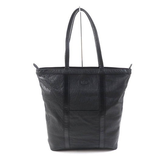 IBIZA Tote Bag Main: Leather black Women Used Authentic
