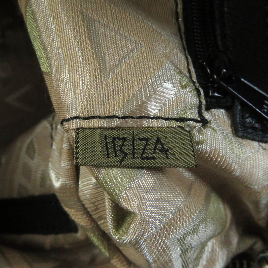 IBIZA Tote Bag Main: Leather black Women Used Authentic