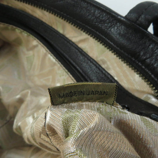IBIZA Tote Bag Main: Leather black Women Used Authentic