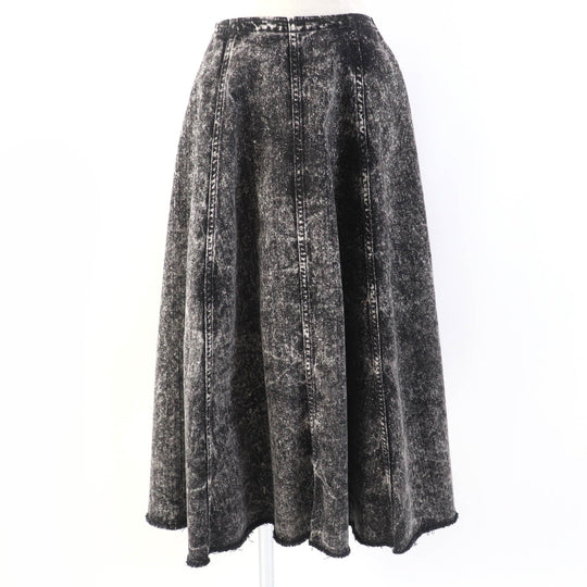 MARNI flare skirt GOJD0470Y0 Main: 100% cotton black Women 36 Used Authentic