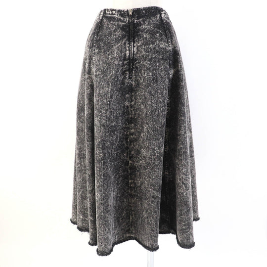 MARNI flare skirt GOJD0470Y0 Main: 100% cotton black Women 36 Used Authentic