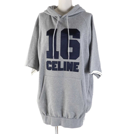 CELINE one piece 2X83D670Q Main: 100% cotton gray Women XS Used Authentic