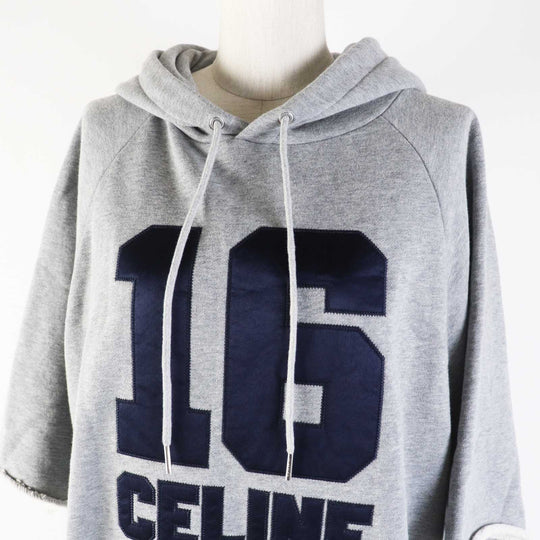 CELINE one piece 2X83D670Q Main: 100% cotton gray Women XS Used Authentic
