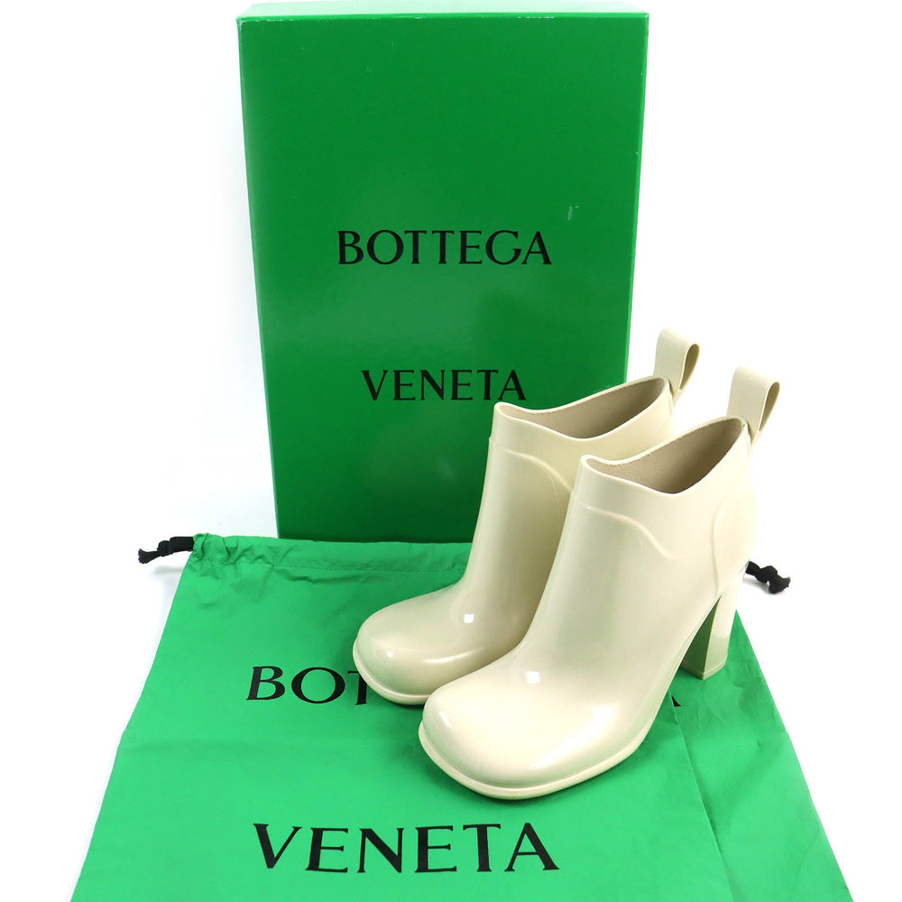 BOTTEGAVENETA Rain shoes Main: Rubber Ivory Shine Women 38 Used Authentic