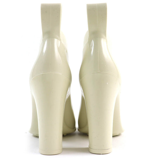 BOTTEGAVENETA Rain shoes Main: Rubber Ivory Shine Women 38 Used Authentic
