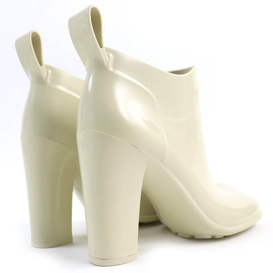 BOTTEGAVENETA Rain shoes Main: Rubber Ivory Shine Women 38 Used Authentic