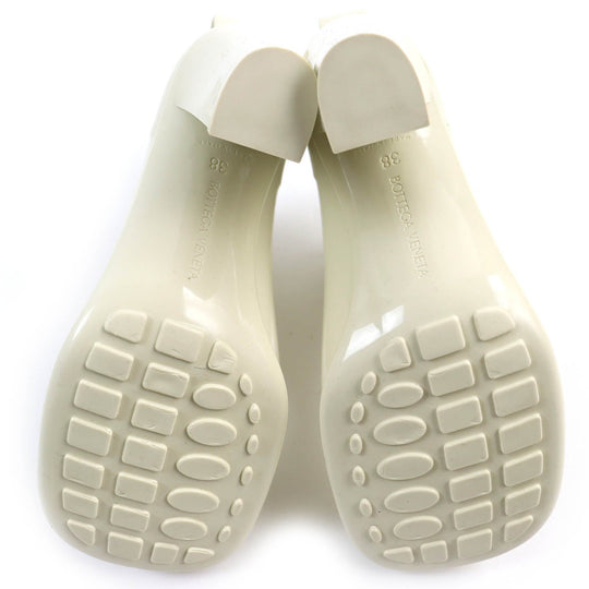 BOTTEGAVENETA Rain shoes Main: Rubber Ivory Shine Women 38 Used Authentic