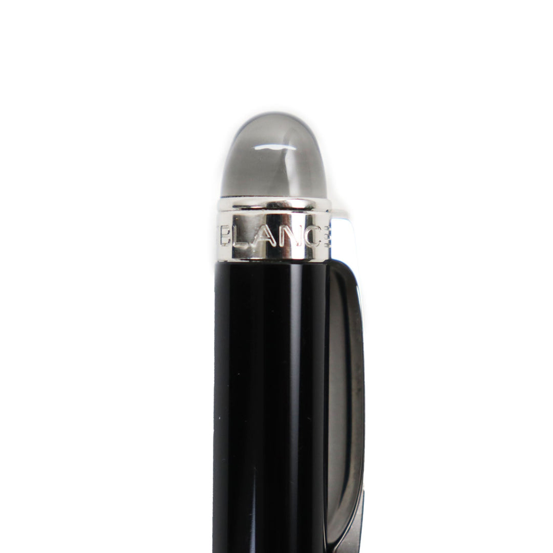 MONTBLANC Ballpoint pen Resin, Platinum black Starwalker mens Used Authentic