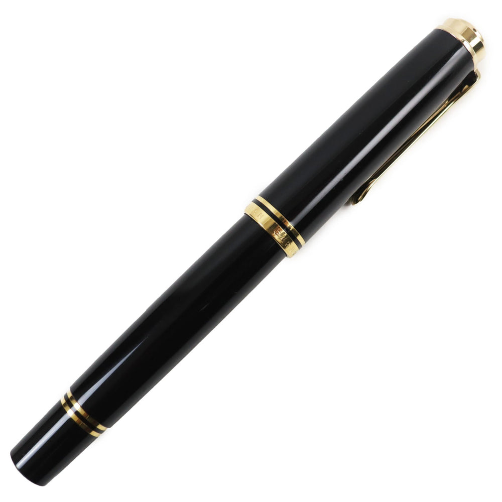 PERIKAN fountain pen Nib: K18 Black gold Sovereign M800 mens Used Authentic