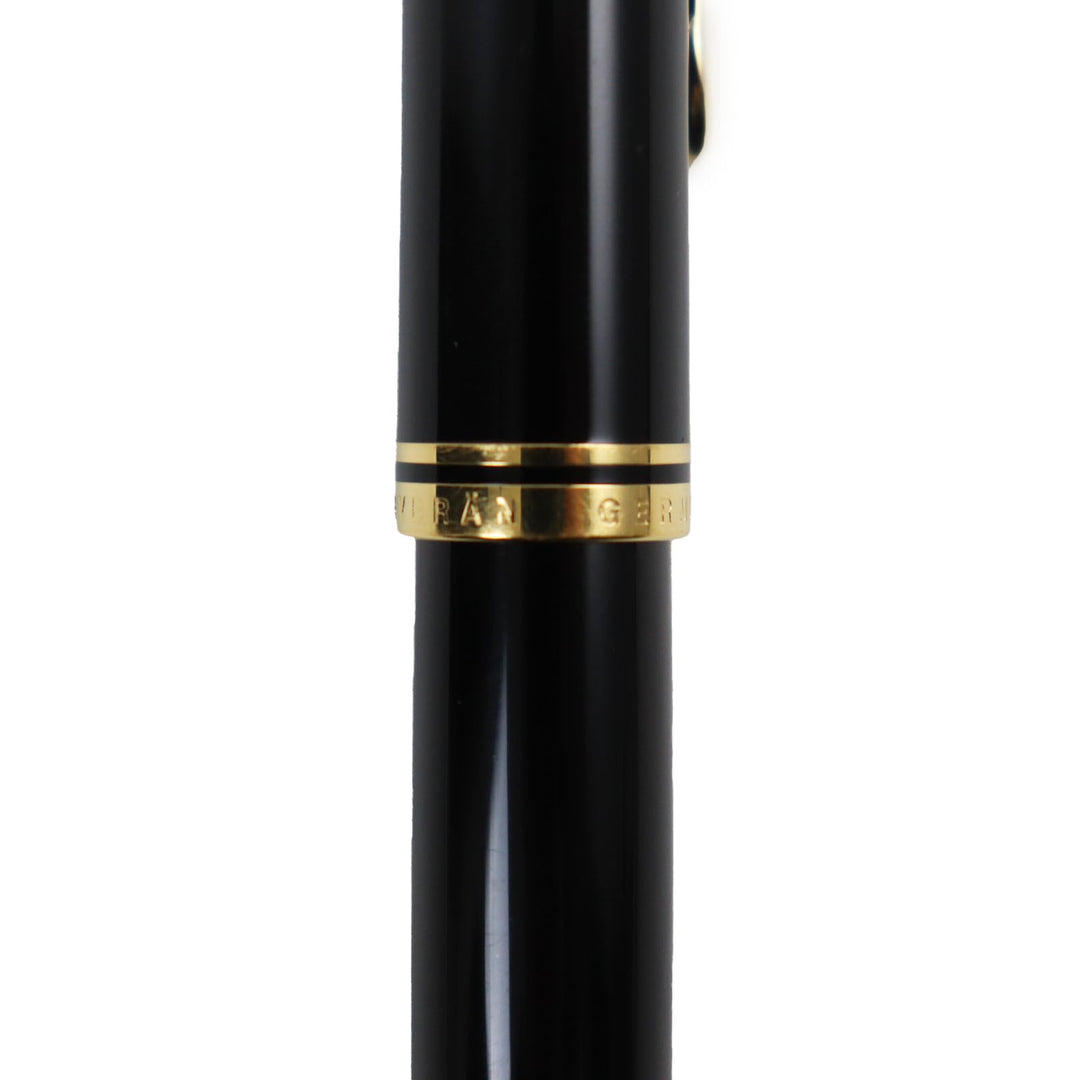 PERIKAN fountain pen Nib: K18 Black gold Sovereign M800 mens Used Authentic