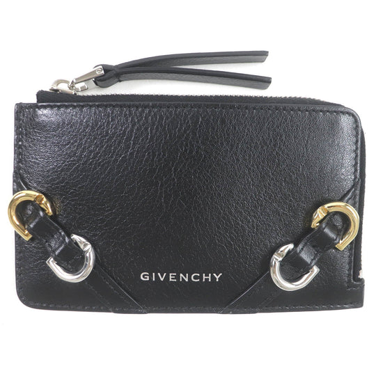 GIVENCHY name card holder BB60LSB1Q7-001 Main: Leather black Voyeur mens Used Authentic