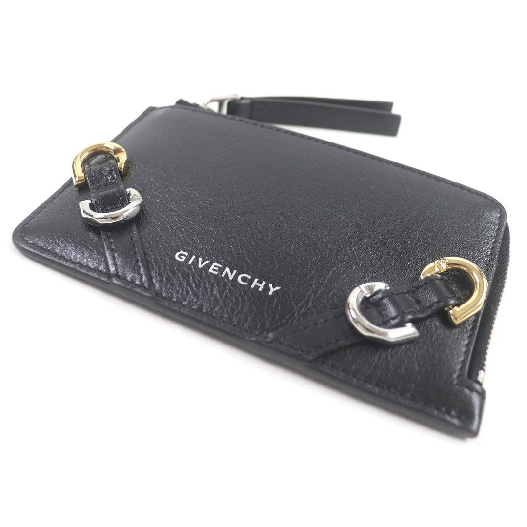 GIVENCHY name card holder BB60LSB1Q7-001 Main: Leather black Voyeur mens Used Authentic