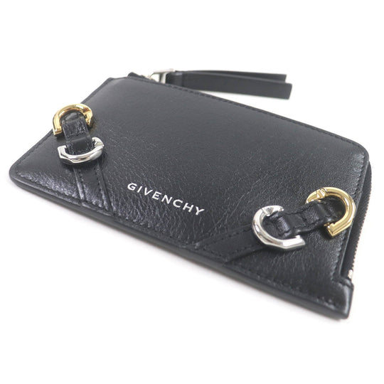 GIVENCHY name card holder BB60LSB1Q7-001 Main: Leather black Voyeur mens Used Authentic