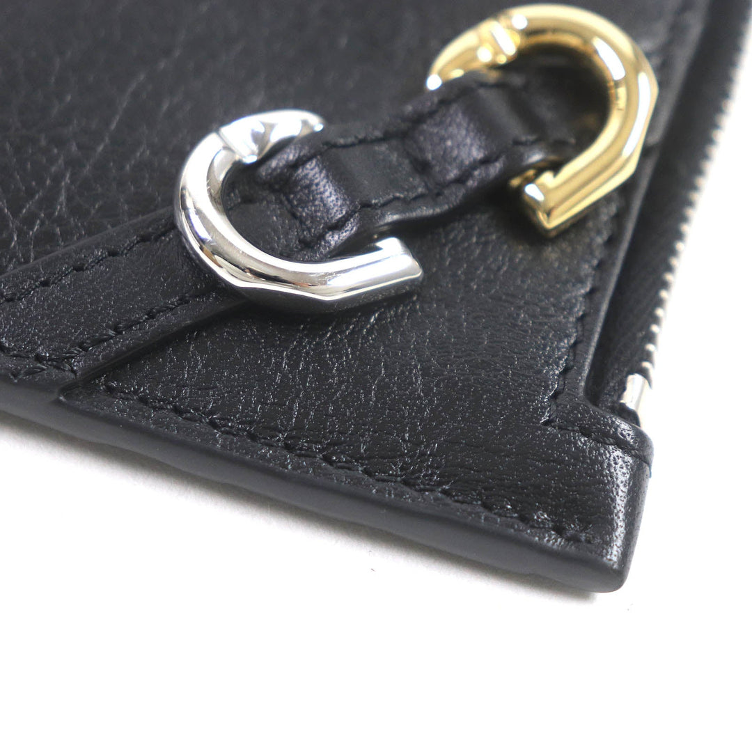 GIVENCHY name card holder BB60LSB1Q7-001 Main: Leather black Voyeur mens Used Authentic