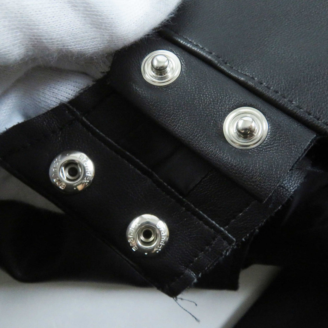 Sacai Vest 23-06497 Main: Synthetic leather (polyurethane coating) Lining: 100% cupra black 2