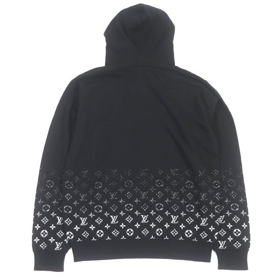 LOUIS VUITTON Hoodie 1AA4Y8 Main: 100% cotton black mens M Used Authentic