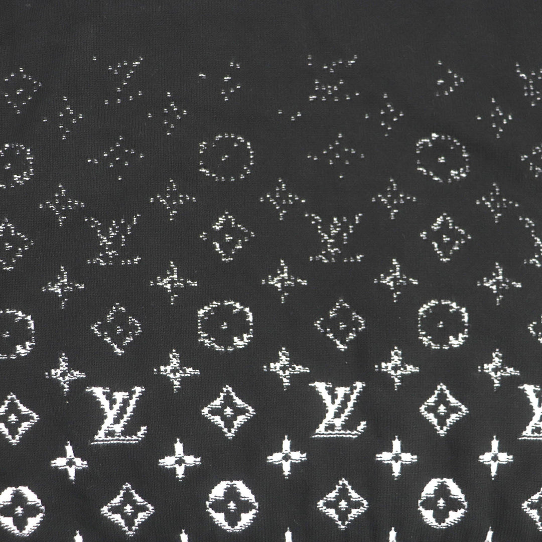 LOUIS VUITTON Hoodie 1AA4Y8 Main: 100% cotton black mens M Used Authentic