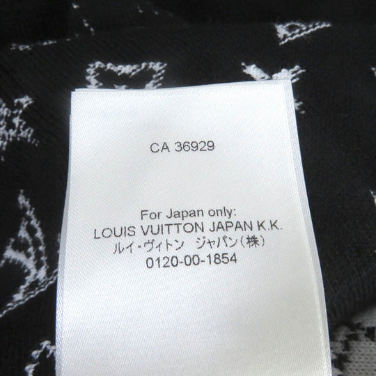 LOUIS VUITTON Hoodie 1AA4Y8 Main: 100% cotton black mens M Used Authentic