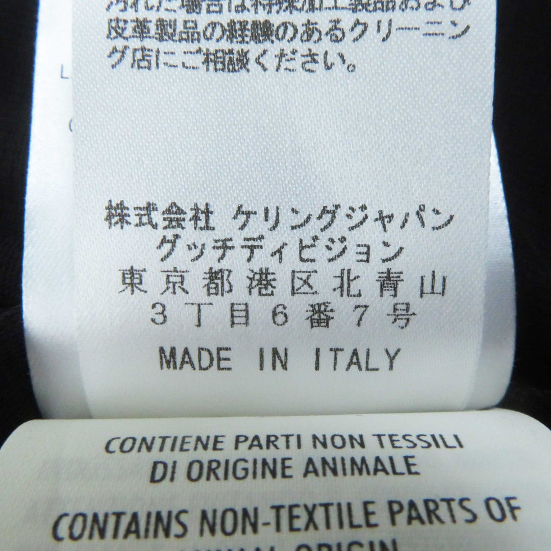 GUCCI one piece 364339 Outer: 100% rayon, Lining: 100% rayon, Leather part: Sheepskin black Women XS Used Authentic