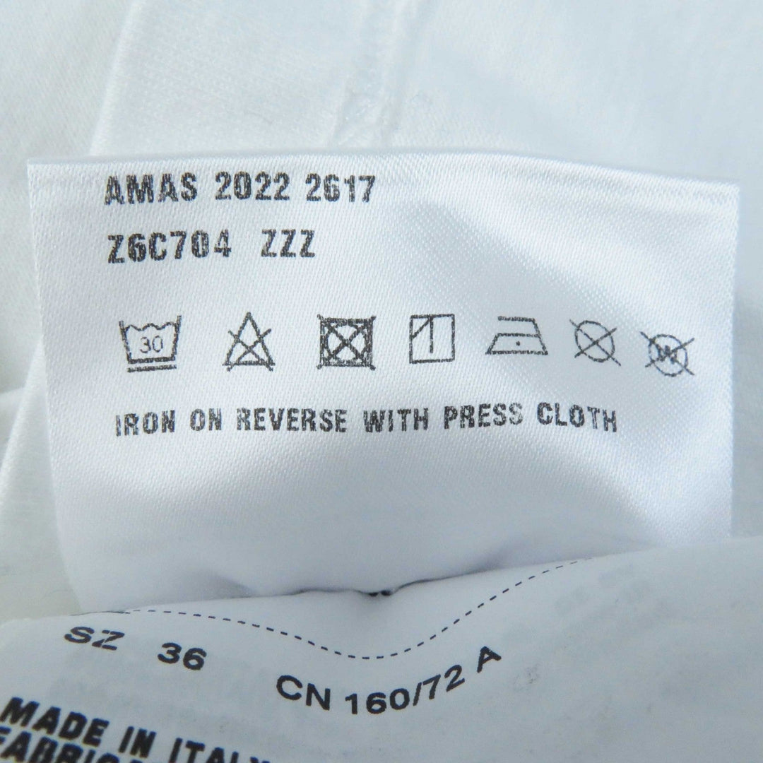 PRADA Tank top P29980 Main: 100% cotton Black White Women 36 Used Authentic