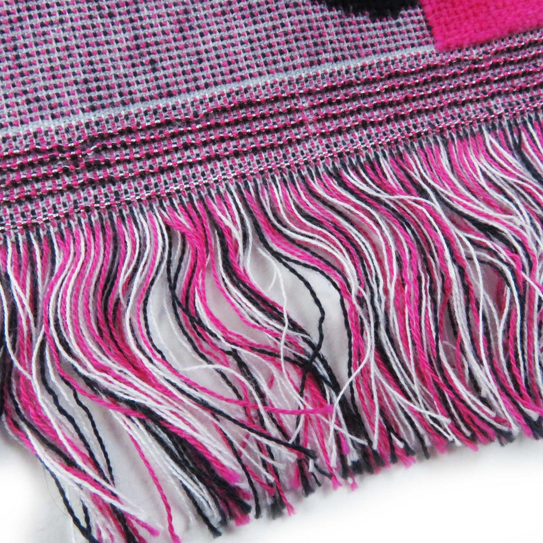 CHANEL towel 19S cotton 100% Navy pink Women Used Authentic