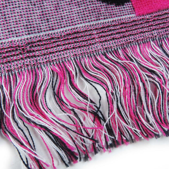 CHANEL towel 19S cotton 100% Navy pink Women Used Authentic