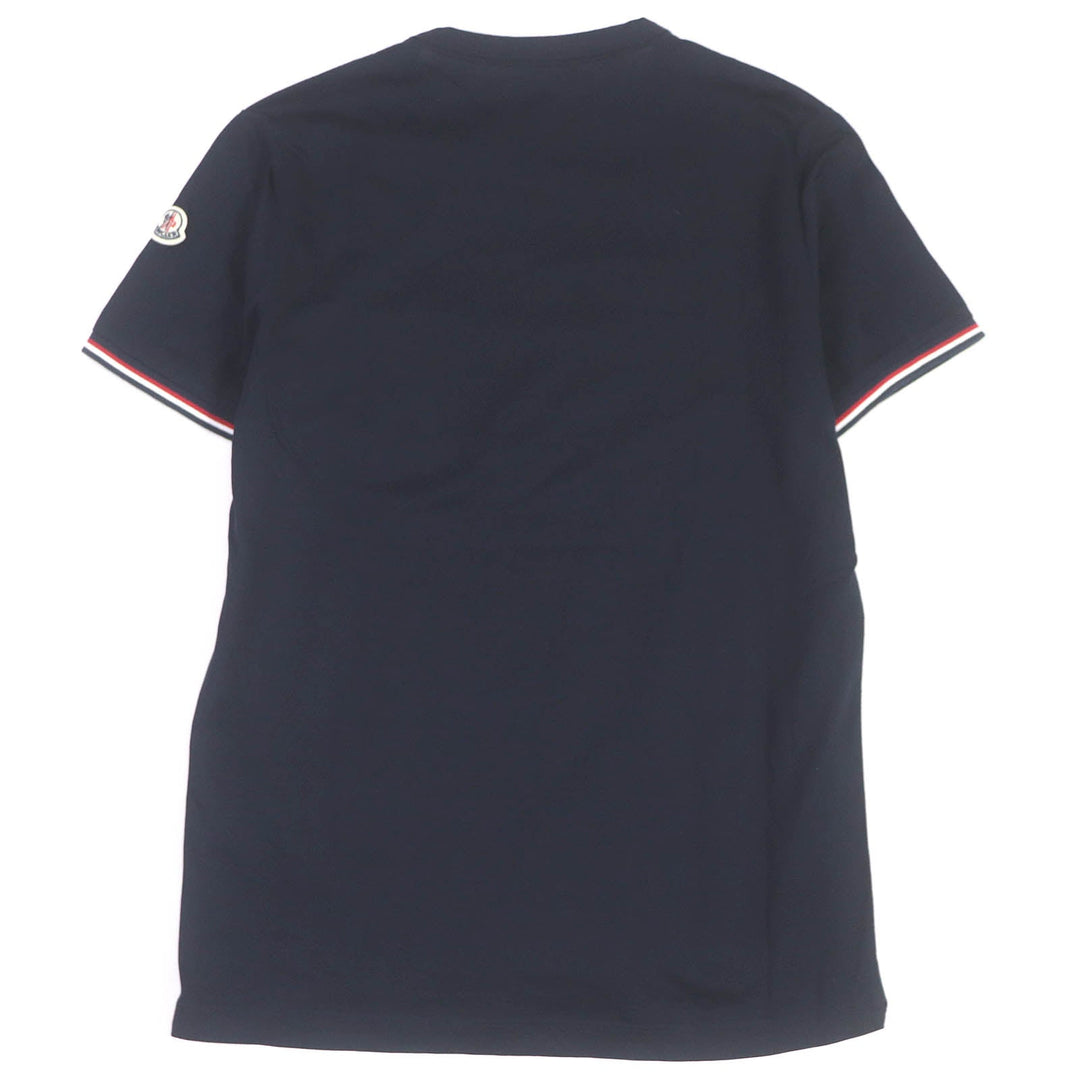 MONCLER Short sleeve T-shirt Main: 100% cotton Navy MAGLIA T-SHIRT mens XS Used Authentic