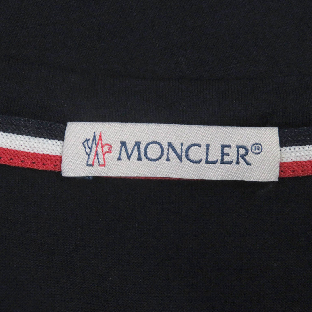 MONCLER Short sleeve T-shirt Main: 100% cotton Navy MAGLIA T-SHIRT mens XS Used Authentic
