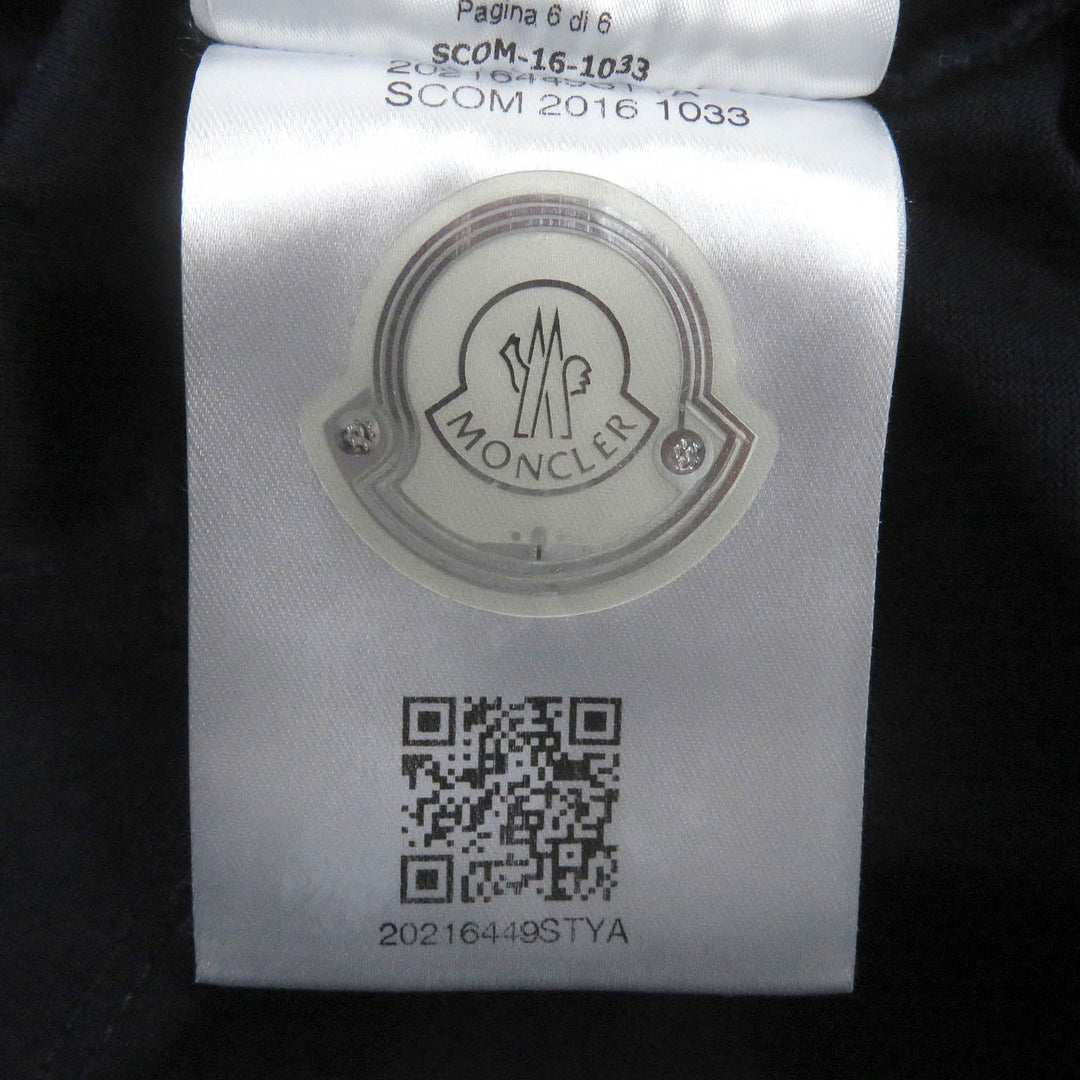 MONCLER Short sleeve T-shirt Main: 100% cotton Navy MAGLIA T-SHIRT mens XS Used Authentic