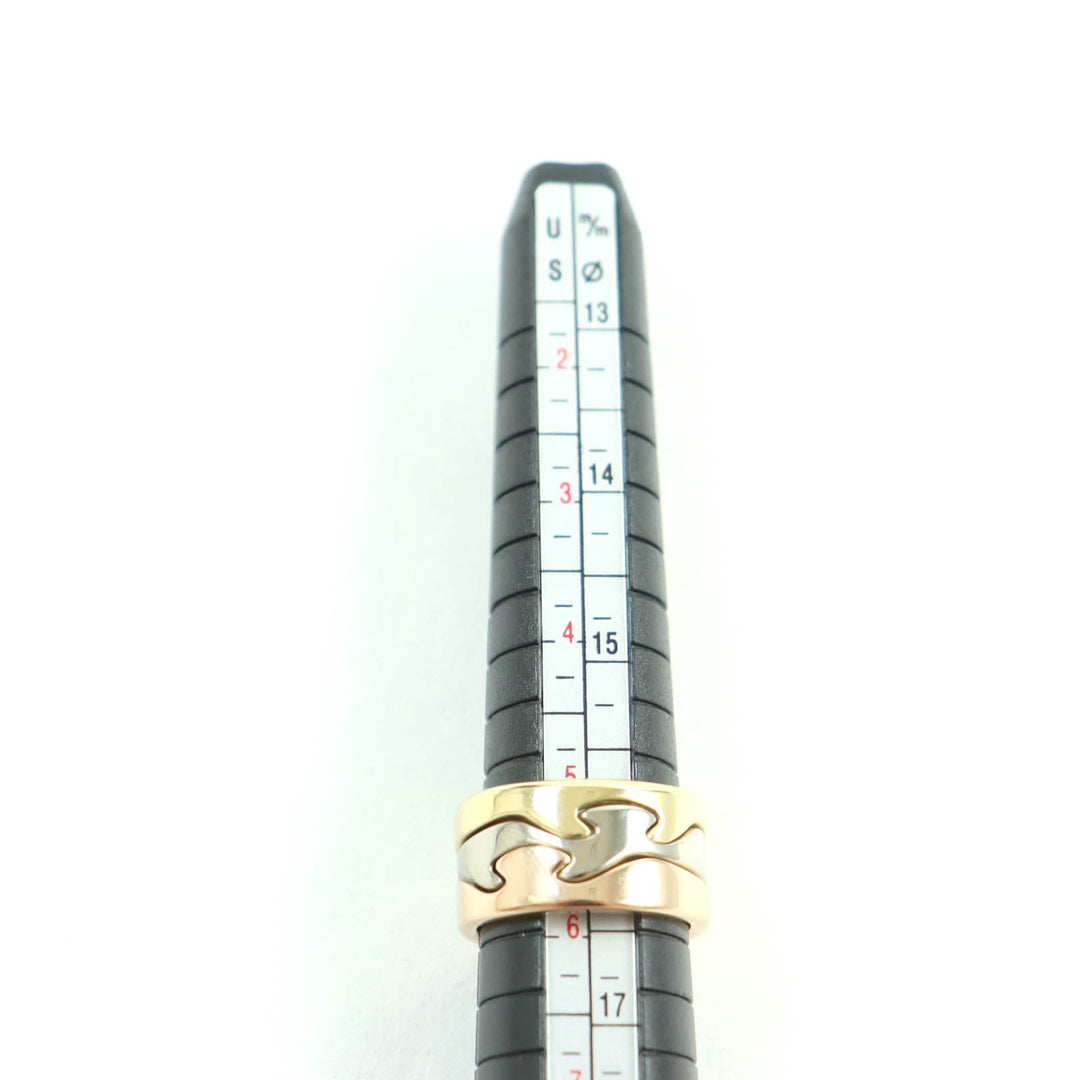 Georg Jensen Ring Main�F750 Gold Silver Pink Gold Fusion ring Women 50 Used Authentic