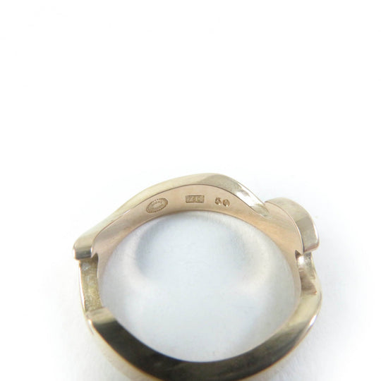 Georg Jensen Ring Main�F750 Gold Silver Pink Gold Fusion ring Women 50 Used Authentic