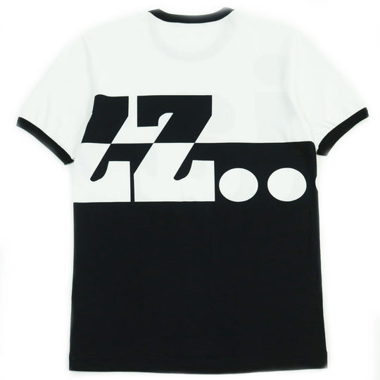 DOLCE&GABBANA Short sleeve T-shirt G8GX8T Main: 100% cotton White black mens 46 Used Authentic