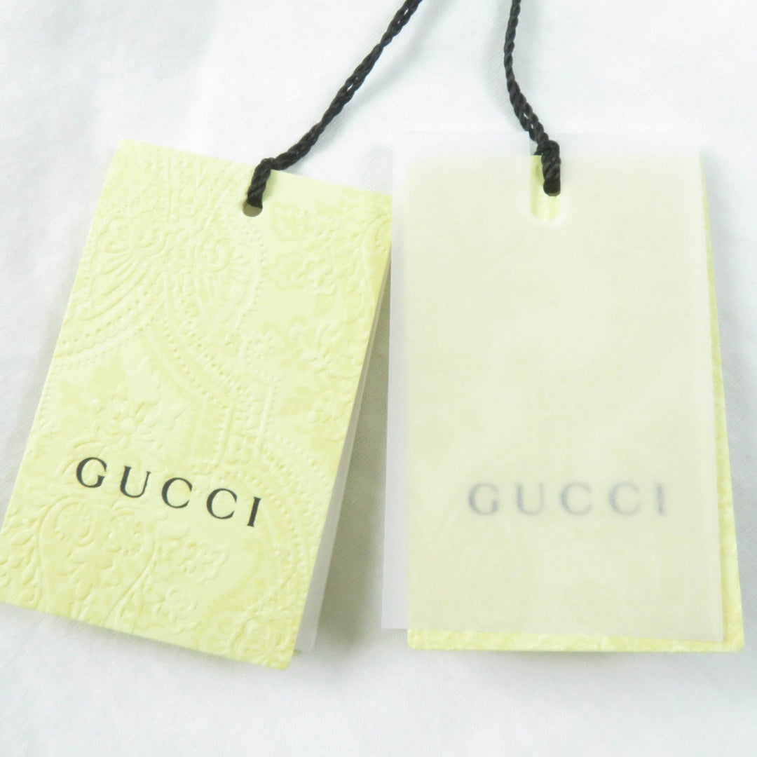 GUCCI shawl 727885 Main: 100% cotton, Part: 100% cotton, Filling: 50% wool, 50% polyester white Kids Used Authentic