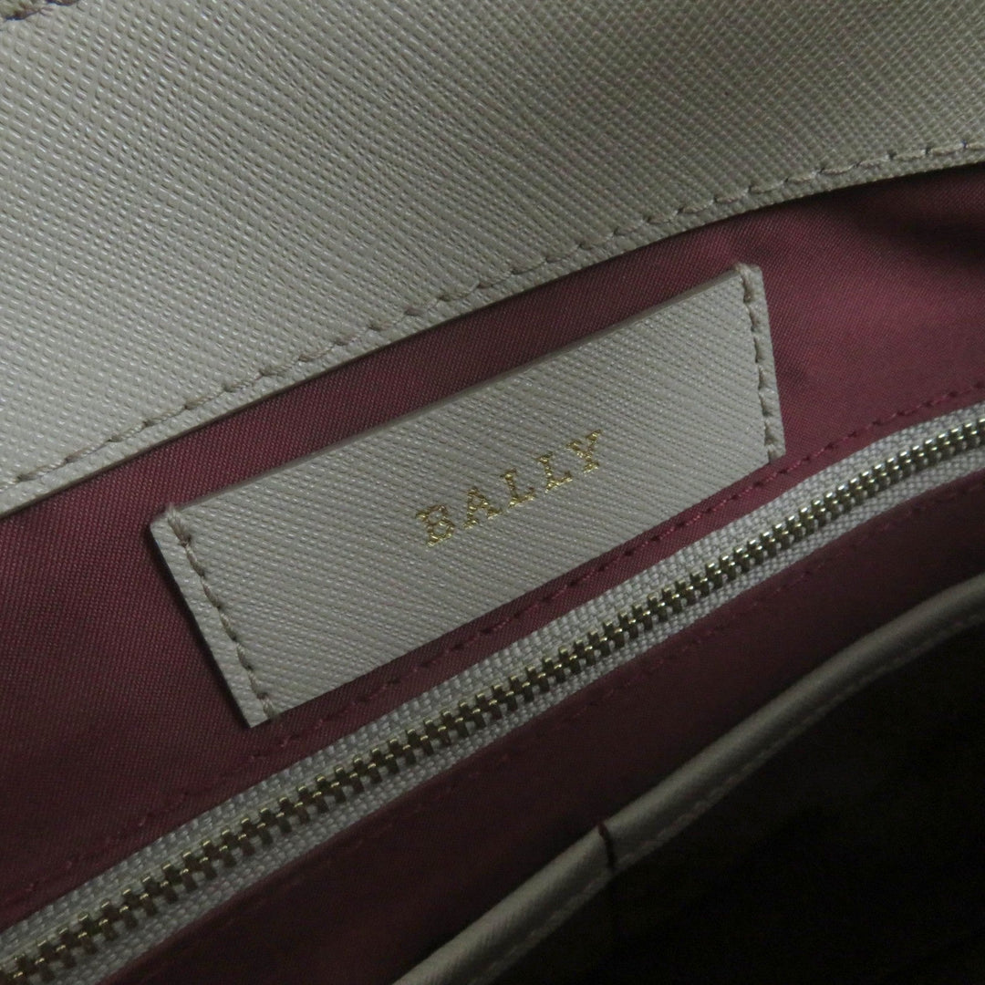 BALLY Tote Bag Main: Leather Gurege SUPRA Women Used Authentic