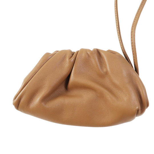BOTTEGAVENETA Coin case 577816 Main: Leather Brown The pouch Women Used Authentic