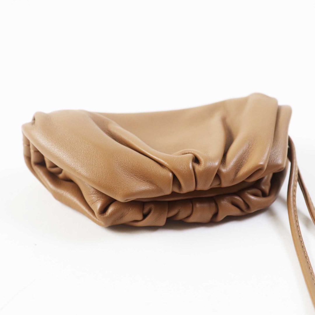 BOTTEGAVENETA Coin case 577816 Main: Leather Brown The pouch Women Used Authentic