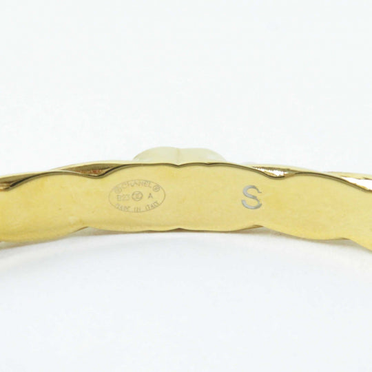 CHANEL Bangle B23 A Gold Plated, Faux Pearl gold Women S Used Authentic