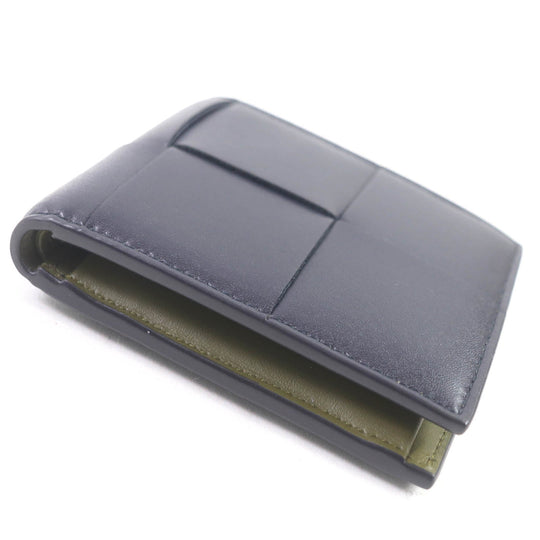 BOTTEGAVENETA Bifold Wallet 749455 Leather Space Mad mens Used Authentic