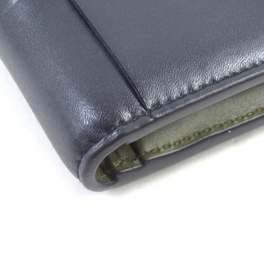 BOTTEGAVENETA Bifold Wallet 749455 Leather Space Mad mens Used Authentic