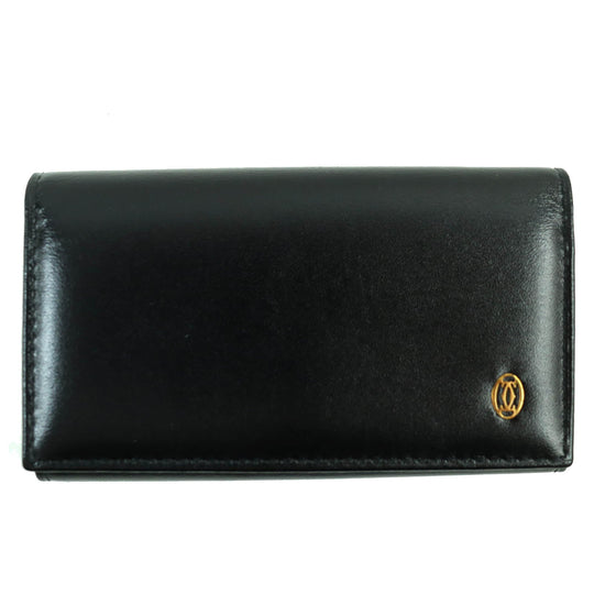 CARTIER Key case Key holder  L3000127 Main: Leather black Pasha de Cartier mens Used Authentic