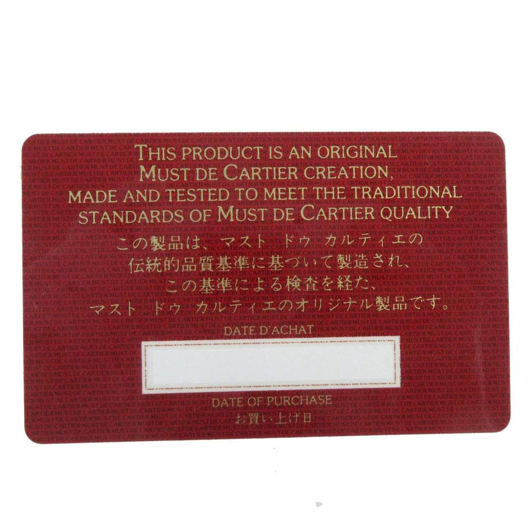 CARTIER Key case Key holder  L3000127 Main: Leather black Pasha de Cartier mens Used Authentic