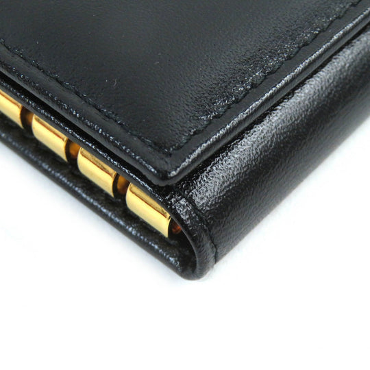 CARTIER Key case Key holder  L3000127 Main: Leather black Pasha de Cartier mens Used Authentic