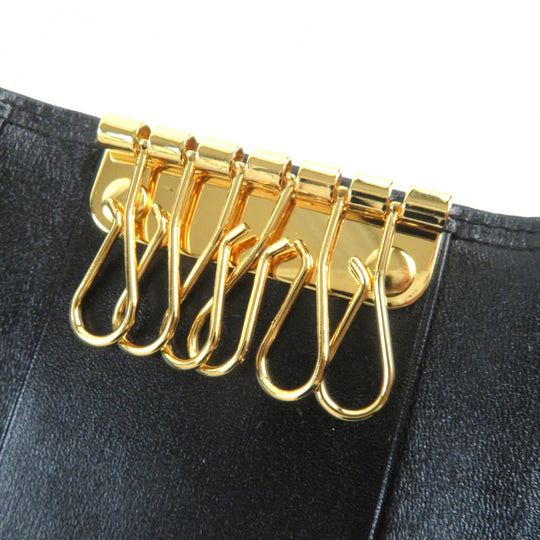 CARTIER Key case Key holder  L3000127 Main: Leather black Pasha de Cartier mens Used Authentic
