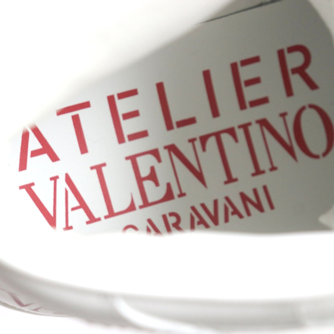 VALENTINO High cut sneakers Main: Leather White red ATELIER Atelier mens 40 Used Authentic